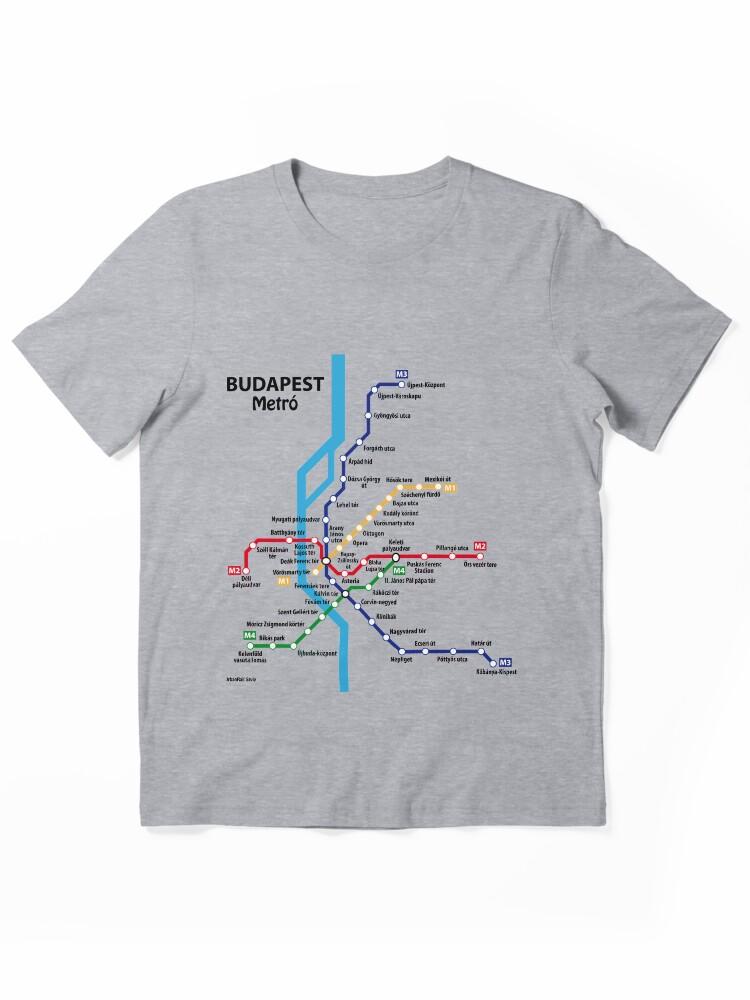 Metro BUDAPEST metro network Essential Unisex T-Shirt
