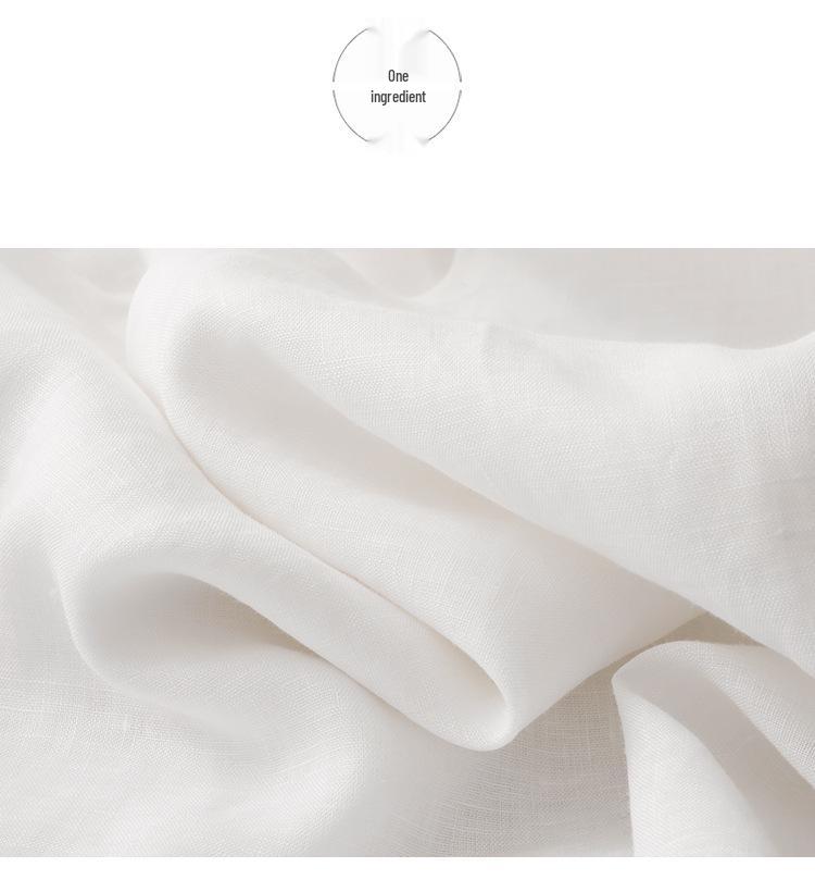 Women's Plus Size Double-Layer Cotton Linen Sleeveless Knit Vest