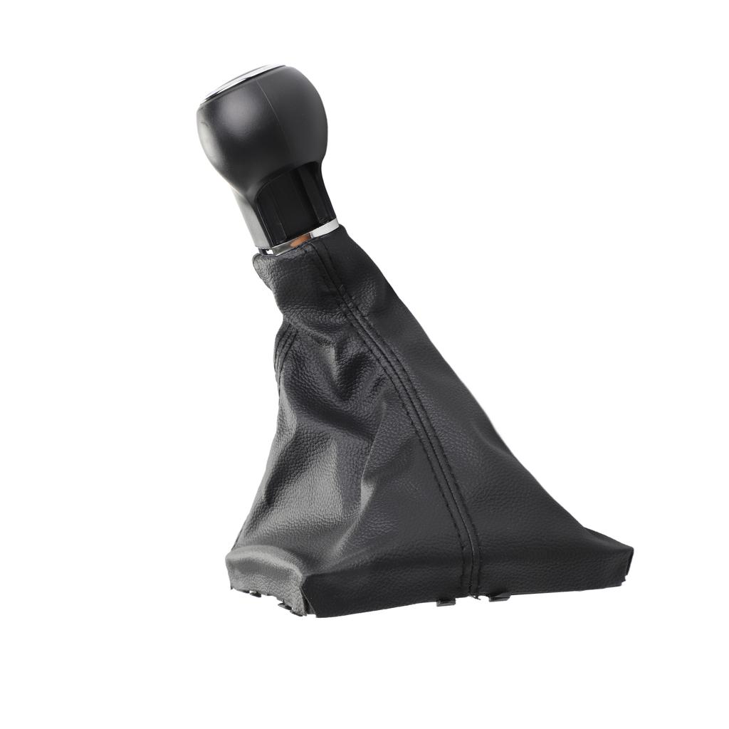 6 Speed Car Gear Knob Shift Stick Gaiter Boot Replacement for Zafira B 05 10 Black