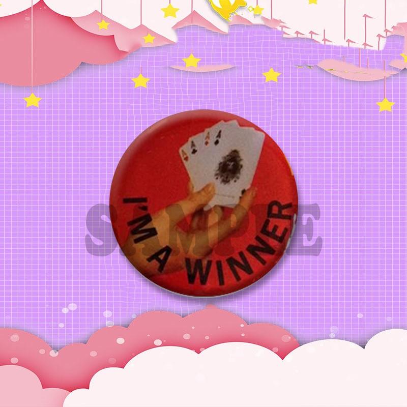Funny Green Eyed Cat Pin Fashion Jewelry Accessories Billiard Ball 2 Round Brooch on Backpack Fan Collection Jewelry Badge Gifts