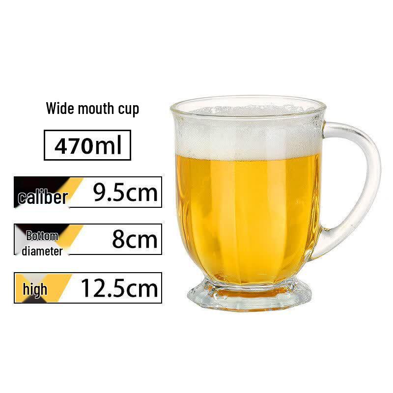 Hero Cup 1000ml Pineapple Glass Beer Mug