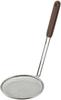 Shimomura Kikaku Commercial Soba Strainer In Stainless Steel with Wooden Cooking Flat for Draining Noodles Japanese and Western Cooking Equipment