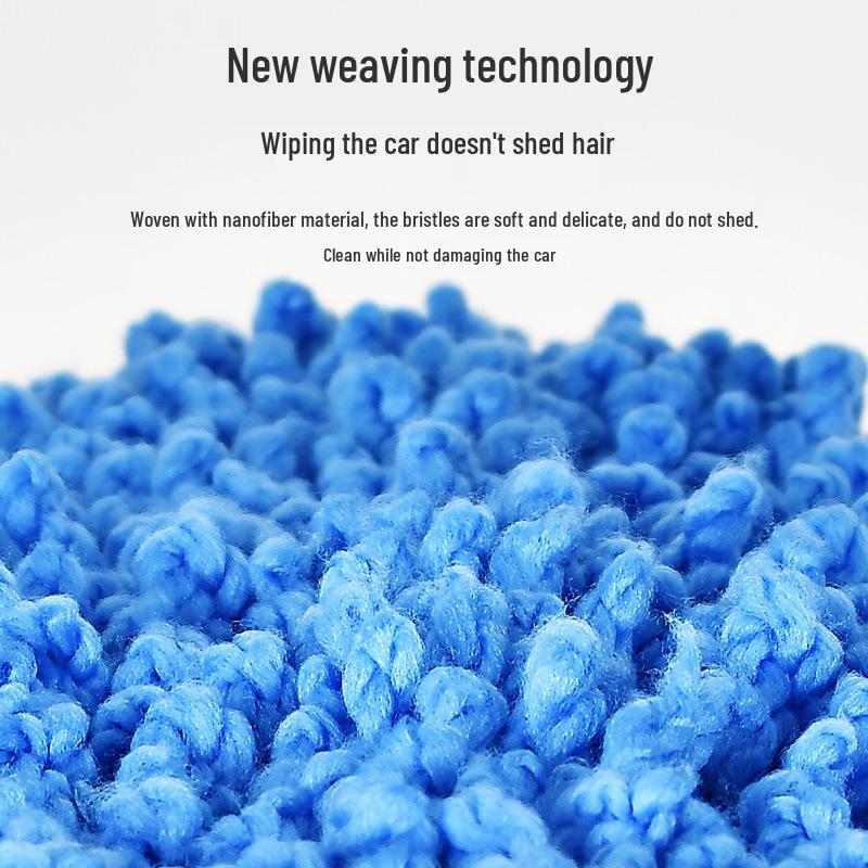 Soft Bristle Car Wash Mop - Gentle Dusting & Cleaning Brush