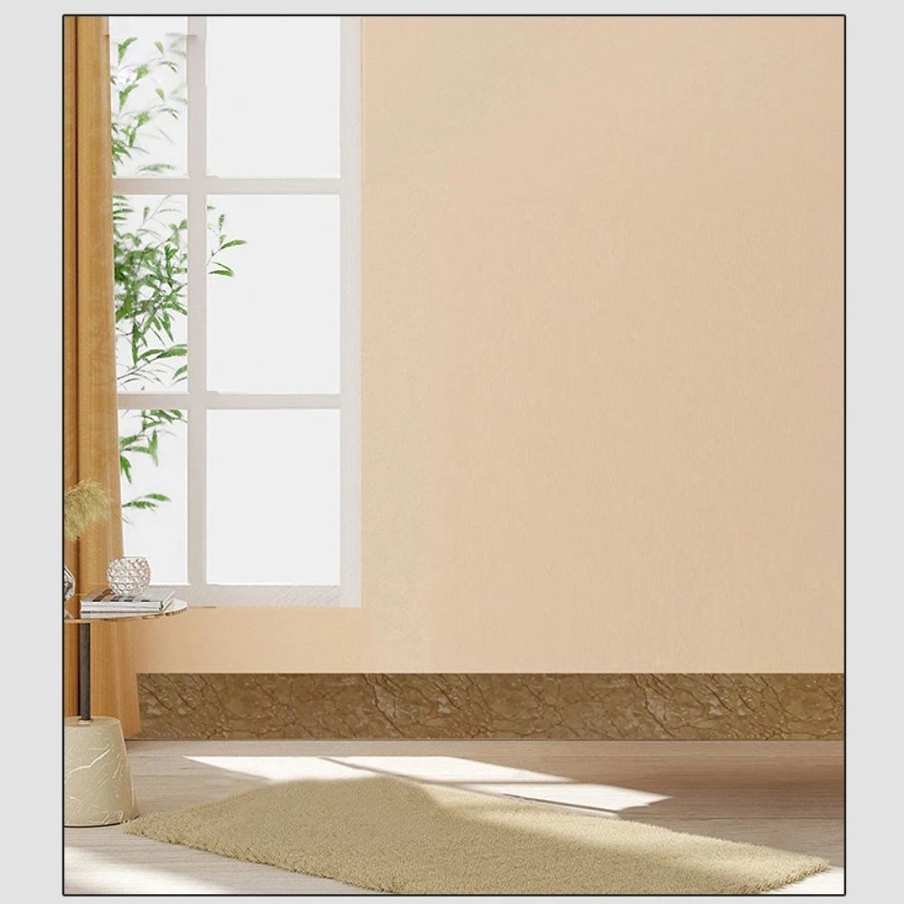 2M/Roll DIY Thickened Skirting Line Self Adhesive Anti-collision Corner Line Soft 3D Waist Line Living Room