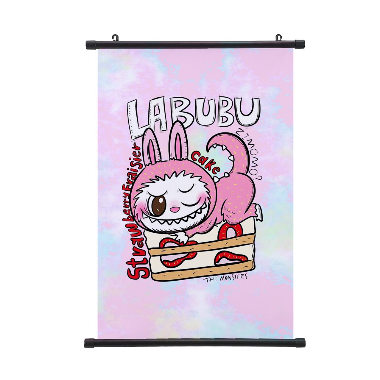 

Плакат-свиток Лабубу Монстры Домашний декор Украшение для гостиной Мультяшная подвесная картина Детский подарок Плакаты-свитки 40*60cm жёлтый