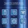 USB 2.0 A Male To 2 Female Splitter Hub Power Cord Adapter For Mouse Keyboard And More Devices
