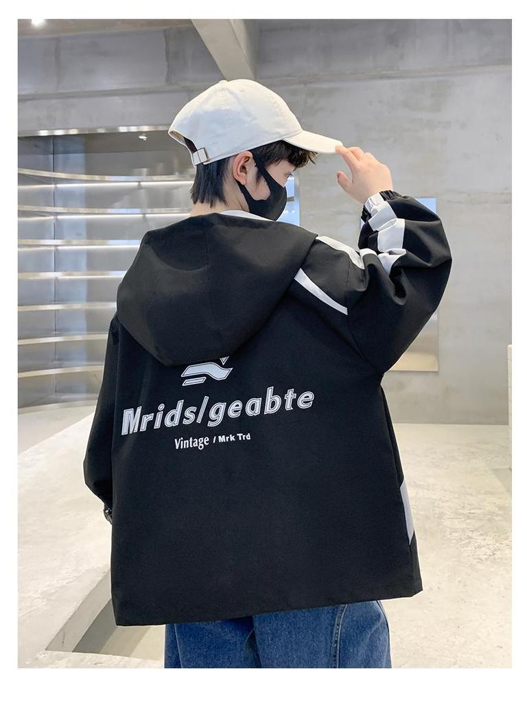 2025 Neue Jungen Winddichte Kapuzenjacke - Frühling/Herbst Stil