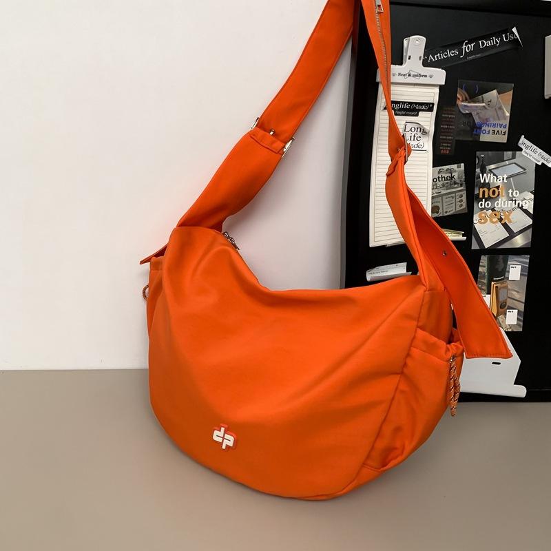 

Flowers and Youth Travel Bag Women s Large Capacity Nylon Crossbody Bag Leisure Sports Fitness Bag Shoulder Backpack Men Small помаранчевий