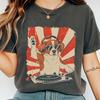 Funny DJ Dog With Headphones Shirt for Music Lovers – Cute Animal DJ Tee, Retro Dog DJ Graphic T-Shirt, Fun Music Festival and Party Gift