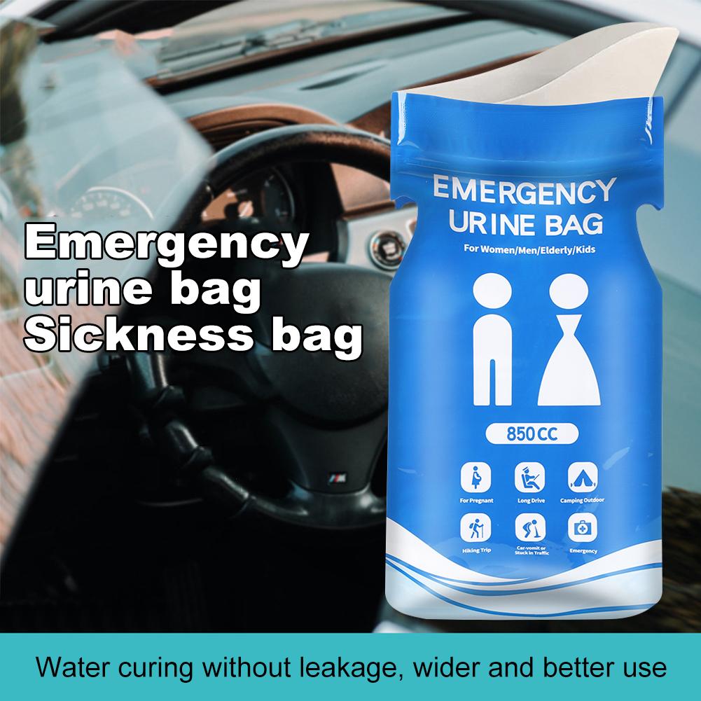 Disposable Urinal Bag Outdoor Emergency Urinate Bags Self Sealing Portable Urine Bag Emergency Pee/Wee Bags for Camping Hiking
