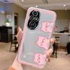 Für Honor 200 Pro Handyhülle Mode Blume Transparente Rückseite Für Honor 200Pro Weiches TPU Silikon Anti-Drop Bumper Fundas