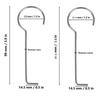 10pcs Stainless Steel Floor Drain Lifting Ring Durable Disassembly Tools Kitchen Drain Hook Easy To Clean Portability