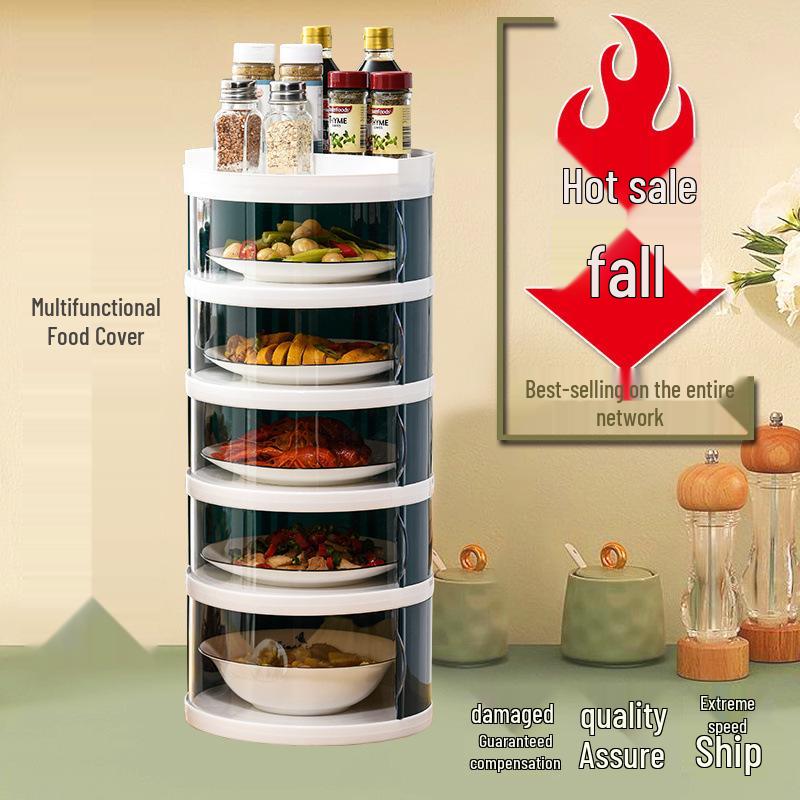 

Многослойная теплосберегающая крышка для еды для стола и остатков 3-layer Dark Green Regular