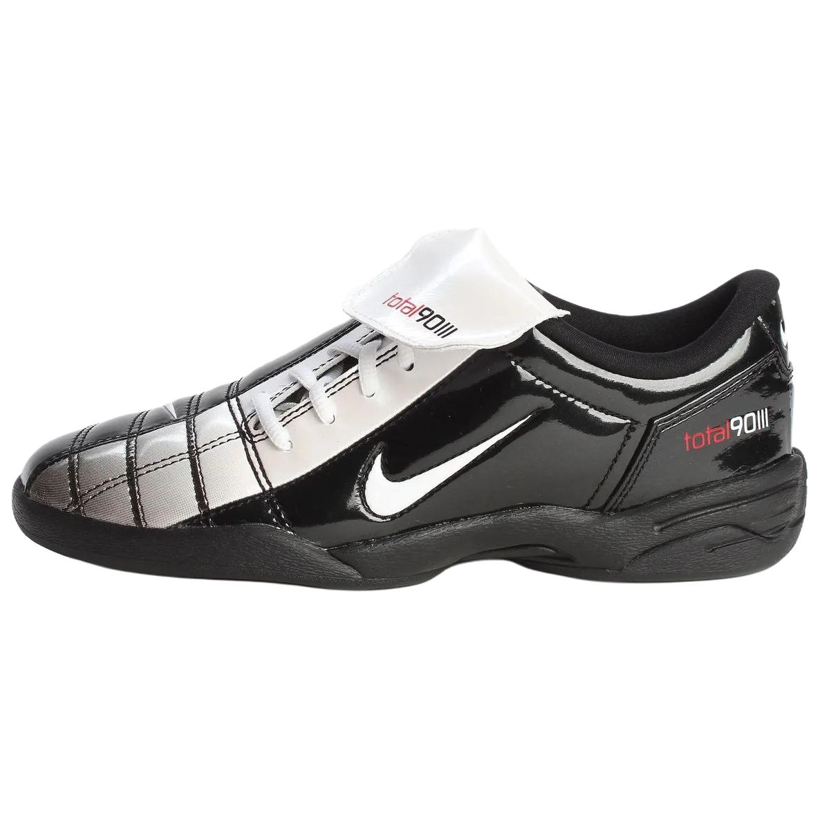 Nike  Total 90 SE Black White Women Sneakers White-University-Red IO2389-001 36.5