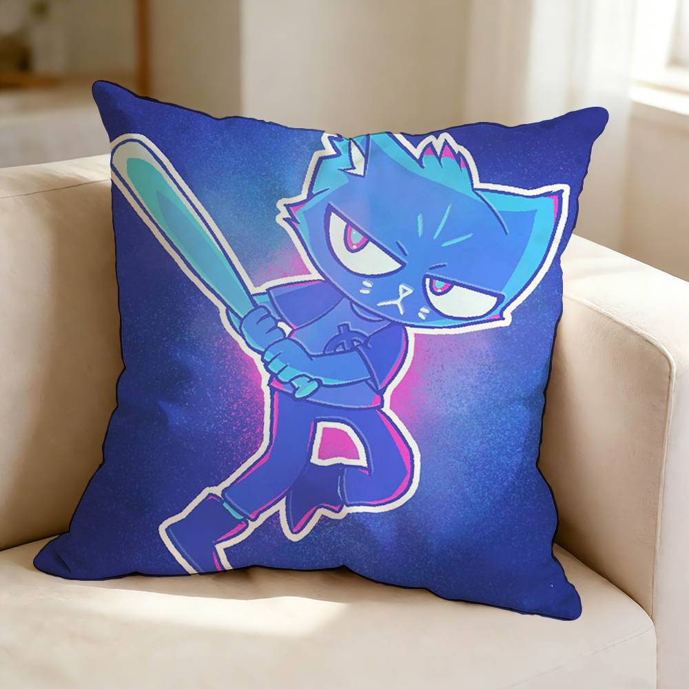 The indie game N-Night in the W-Woods  Square Double-Sided printed Pillow Case Bedroom Bedside Pillow Sofa Cushion Cover