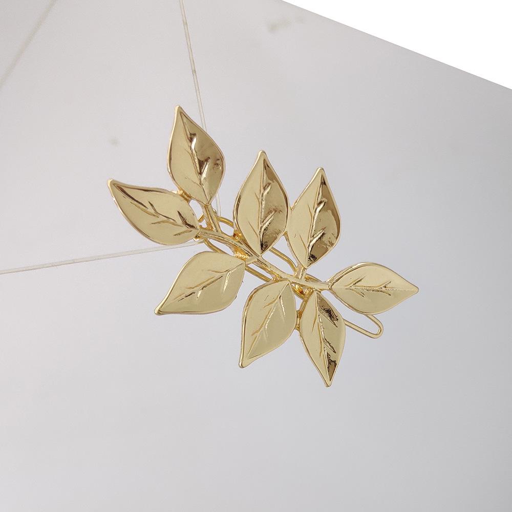 Irregular Metal Leaf Hair Clasp
