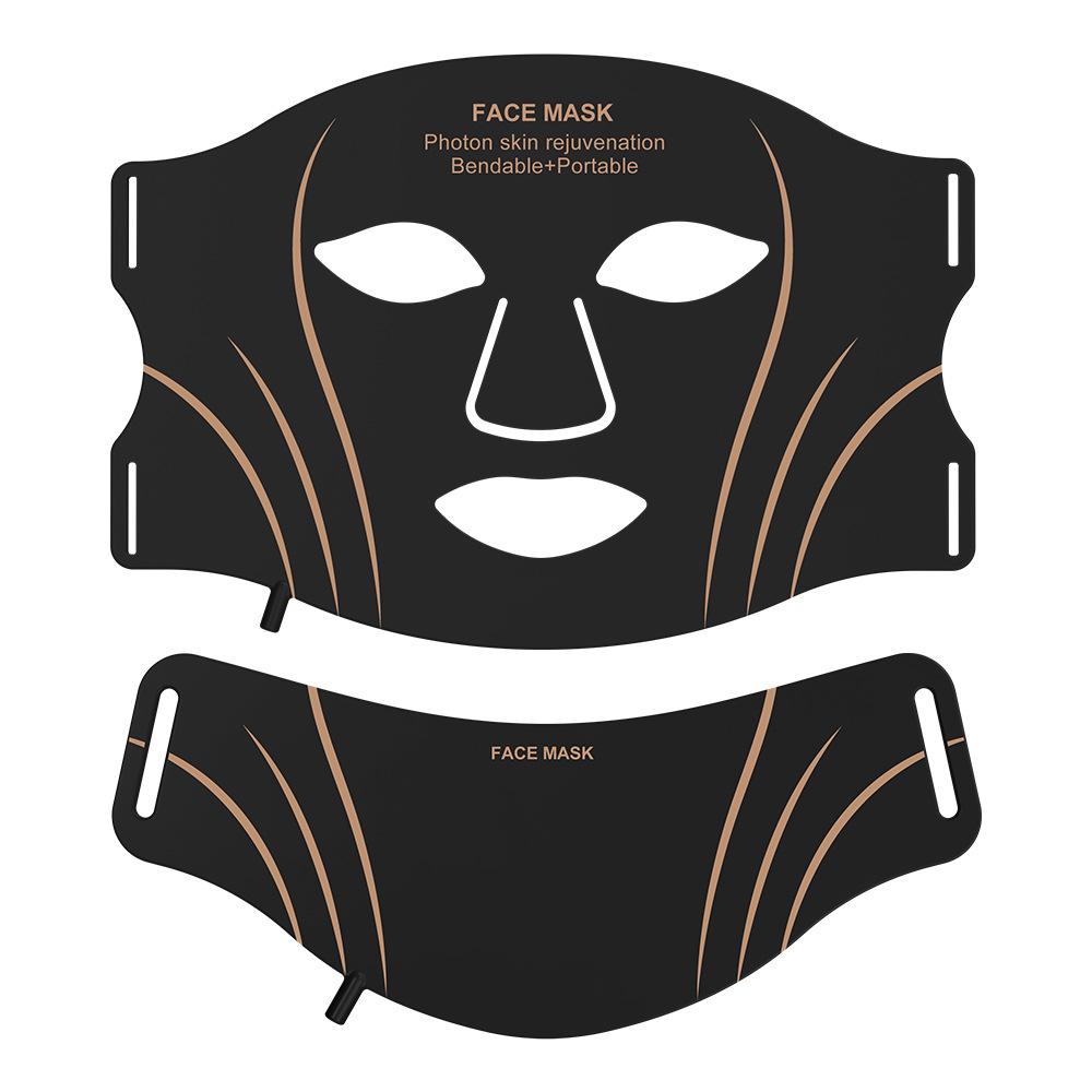 Photon LED Silicone Face Mask for Skin Rejuvenation and Beauty Therapy