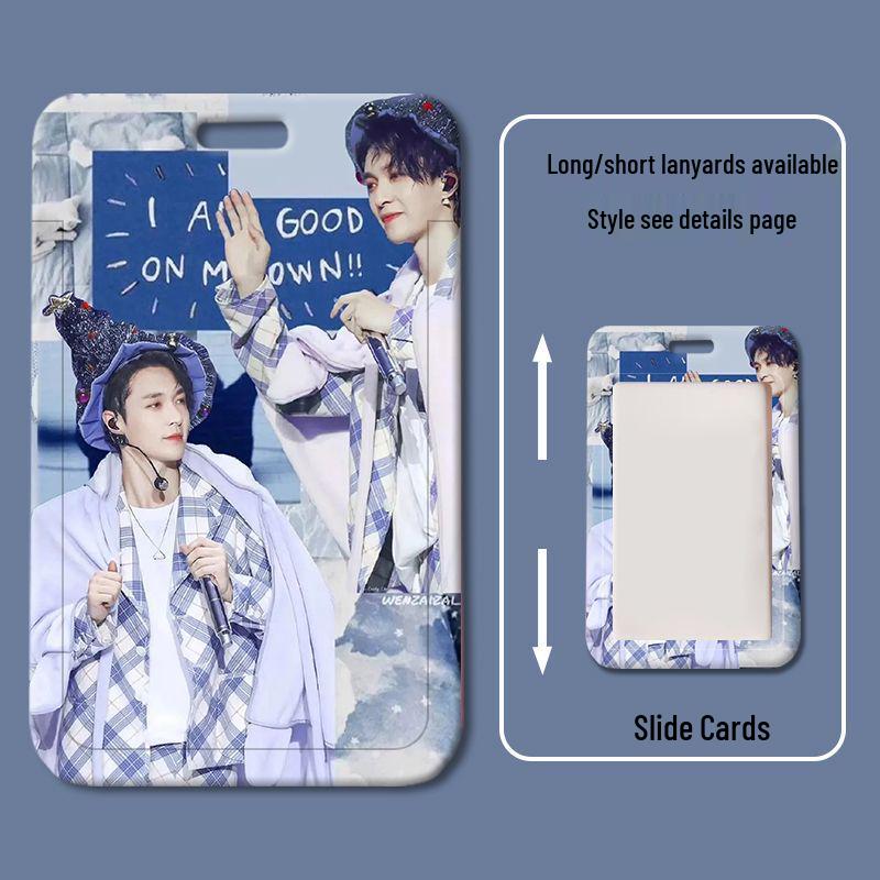 Zhang Yixing Plastic Sliding Cover ID and Access Card Holder for Students and Professionals