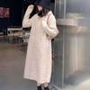 LYRIA Korean Style Mid-length Hooded Knitted Dress for Women, New Autumn and Winter Style, Loose and Slimming, Lazy Pullover Base Layer Sweater Dress