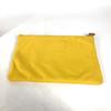 Hermes Neovan MM Beuteltasche Zweifarbig Clutch Tasche Polyamid Gelb/Weiß