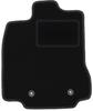 Tapete preto para motorista: Jaguar XF I 2WD X250 sedan, station wagon (2007-2015)