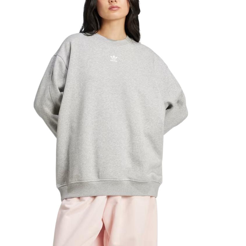 Adidas Originals Essentials Comfortable Skin-Friendly Versatile Simple Long Sleeve Sweatshirt Women Tops IY4998