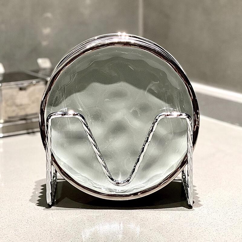 KANGMO Ceramic Light Luxury Bone Dish Set with Stand