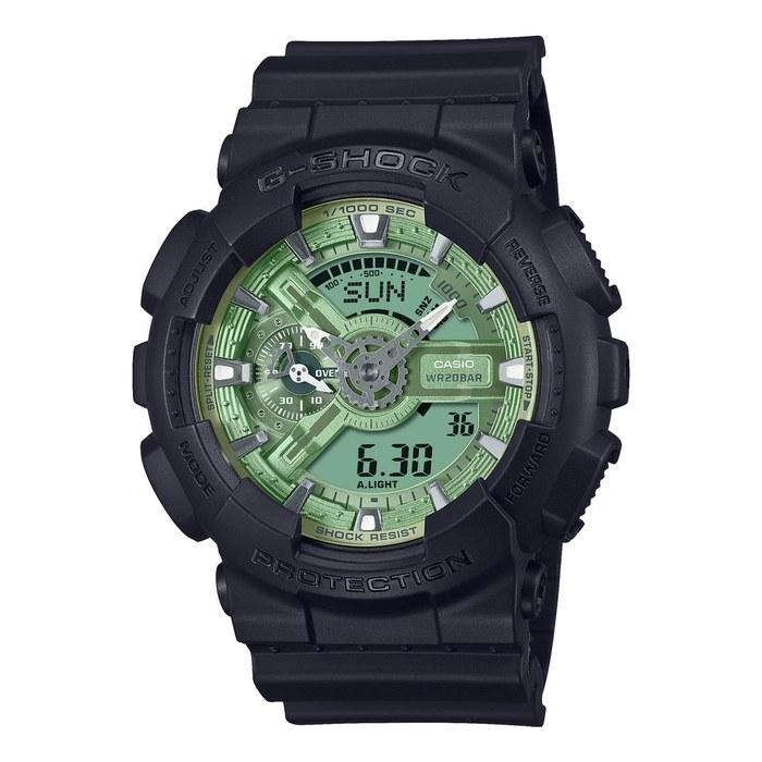[Casio] G-Shock GA-110CD-1A3JF Men s Watch - Black/Sage Green