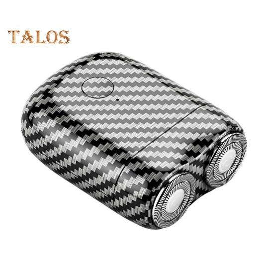 

Мини-электробритва с двумя головками, USB-перезаряжаемая, водонепроницаемая, для влажного и сухого бритья, портативная, для путешествий, бритва из нержавеющей стали для мужчин, триммер для бороды, инструмент для удаления волос чёрный