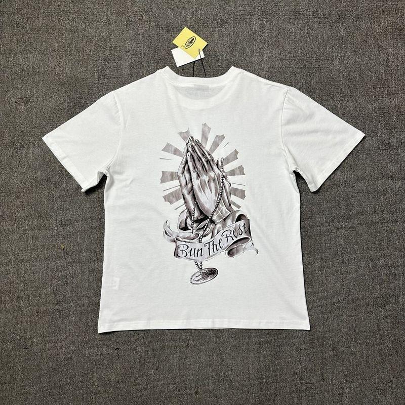 240g Corteiz Series T-Shirt Short Sleeve Letter Print Unisex Fashion Casual Top
