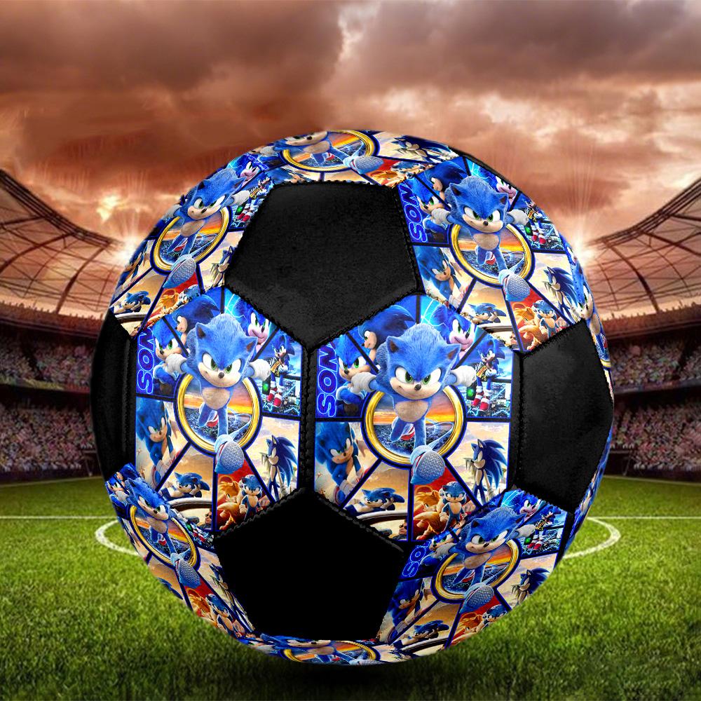 Flashy Hedgehog Indoor Soccer Ball Colorful All Ages Size 5 Machine Stitched PVC Competition Ready Durable High-Bounce