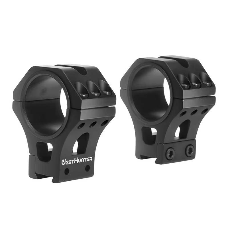 WESTHUNTER WH211 High Profile Dovetail Mounts 34mm 30mm 25.4mm Rifle Scope Rings 11mm Rail Full CNC Machined Hunting Accessories