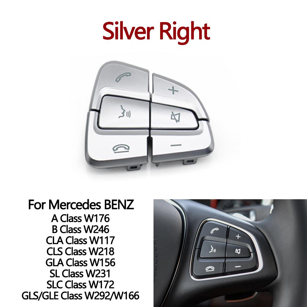 Car Steering Wheel Buttons Control Switch Cover For BENZ A B CLA CLS GLA GLS GLE Class W176 W246 W218 W172 W292 W166 A0999050600