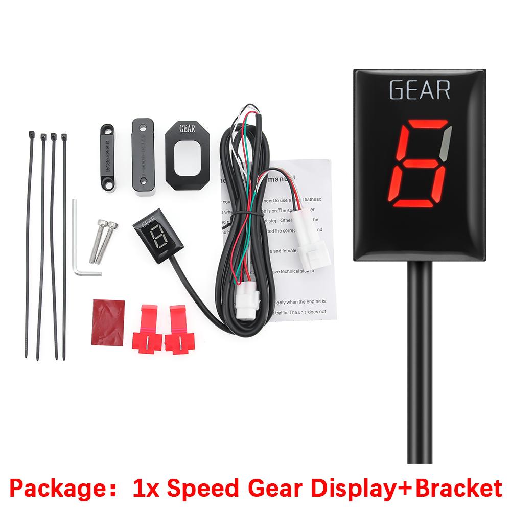 Motorcycle Gear Indicator Speed Gear Shift Lever Magnet Gear LCD Display For YAMAHA YZF-R6 R1 TDM900 XJ6 FZ6 Fazer FZS1000 Fazer