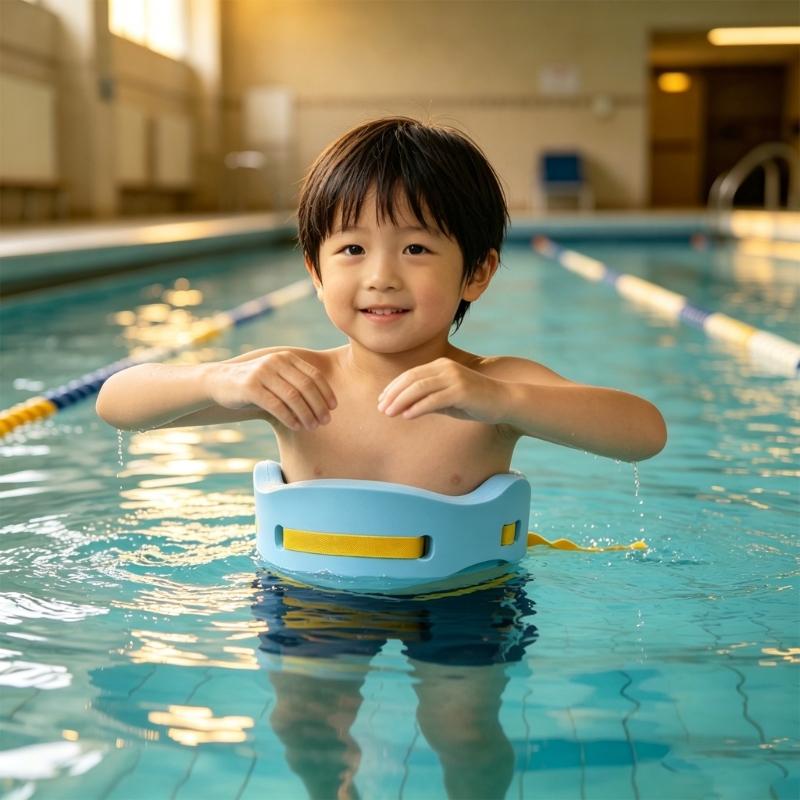 Kids Swimming Float Belt With Adjustable Waist And Bright Color For Water Safety Activity In Swimming Pool Or Beach