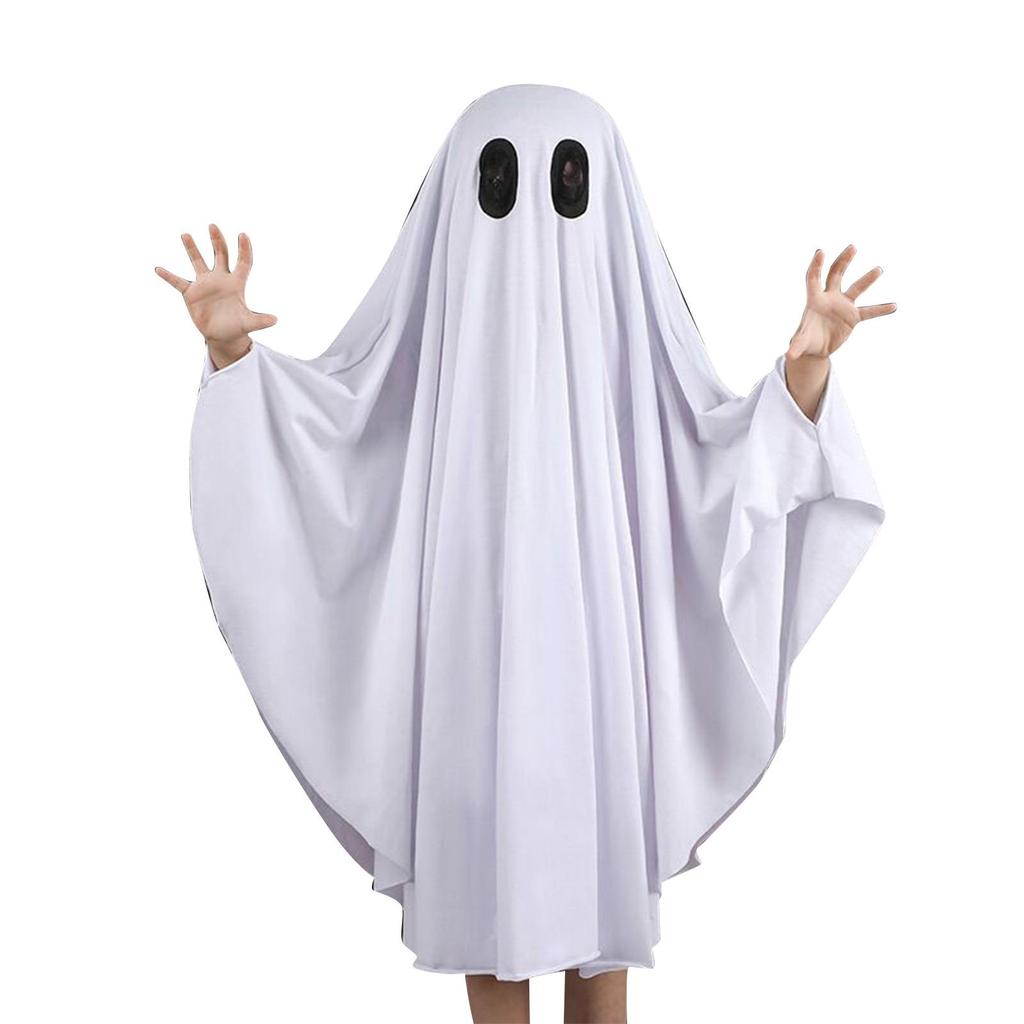 Halloween Ghost Costume Children Adult Masquerade Ghost Cape Holiday Funny Dress Up Cosplay Halloween Decoration Costume