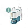 5KG Reis Lagerung Box Versiegelt Reis Spender Große Kapazität Getreide Lagerung Jar Eimer Tiernahrung Container Küche Organizer Box
