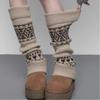 Soft Matching Shoes Knitted Mid-Calf Socks Long Tube Keep Warm Long Tube Socks Thick Warm Leggings Winter
