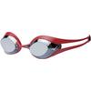 Mizuno Plavecké brýle GX SONIC EYE N3JE600162 Červená x Světle kouřová x Stříbrné zrcadlové (Bez polštářku/Zrcadlo)