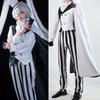 Nikolai Gogol Cosplay Kostym Anime Bungou BSD Säsong 4 Nikolai Cosplay Kappa Mantel Uniform Kostym Peruk Halloween