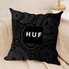 H-Huf Brand Cushion Cover Pillowcase Ultra Soft Skin Friendly Fabric Cloud Like Comfort & Concealed Zipper