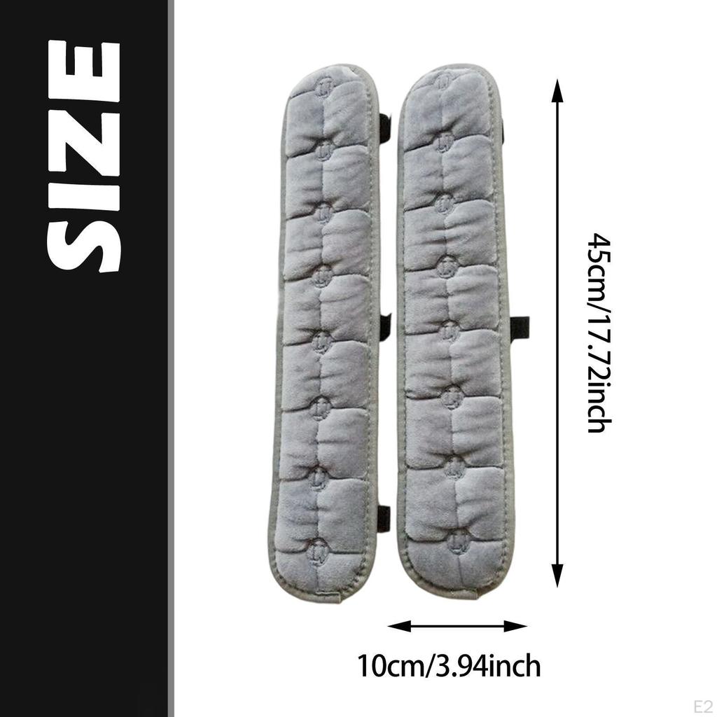 2 Pieces Chair Armrest Pad Office Cushion Elbow Support Arm Rest Velvet Material