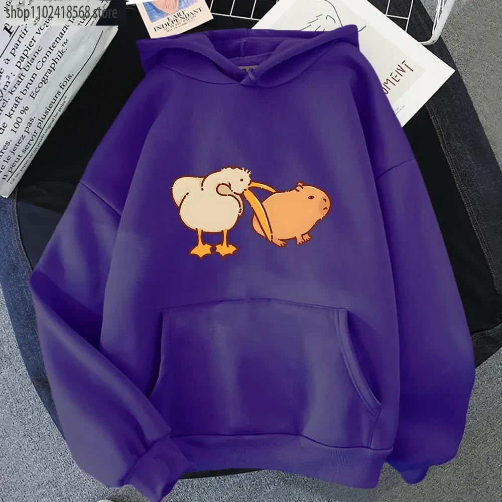 

Худи «Пеликан и капибара» Очень милая толстовка Мужские топы с длинными рукавами Женская одежда Одежда Пуловер Мужской Каваи Садрера 3XL