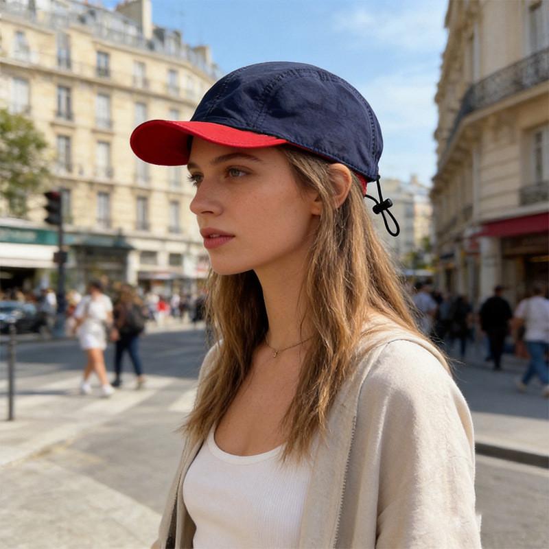 Foldable Baseball Cap With Wide Brim For Sun Protection And Breathability Perfect For Sports And Casual Wear