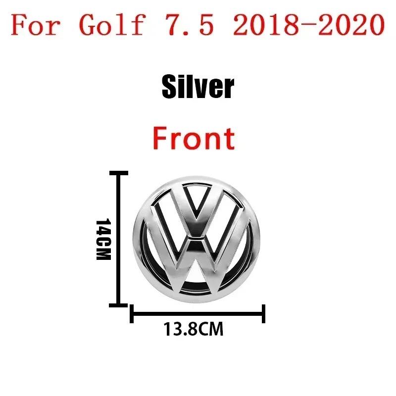 For Volkswagen Golf 7 MK7 Golf 7.5 MK7.5 140mm 135mm 113mm VW Logo ABS Emblem Car Hood Front Grill Rear Trunk Badge VW Accessory
