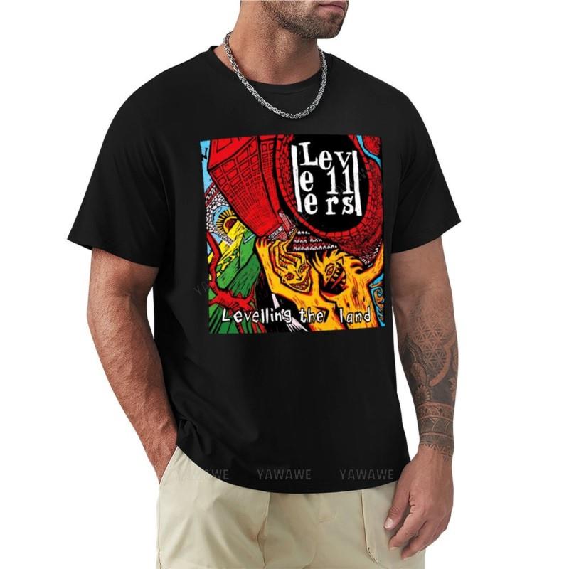 

levelling the land levellers 2021 kokmeneh T-Shirt T-Shirt black t shirts heavyweight t shirts big and tall t shirts for men L