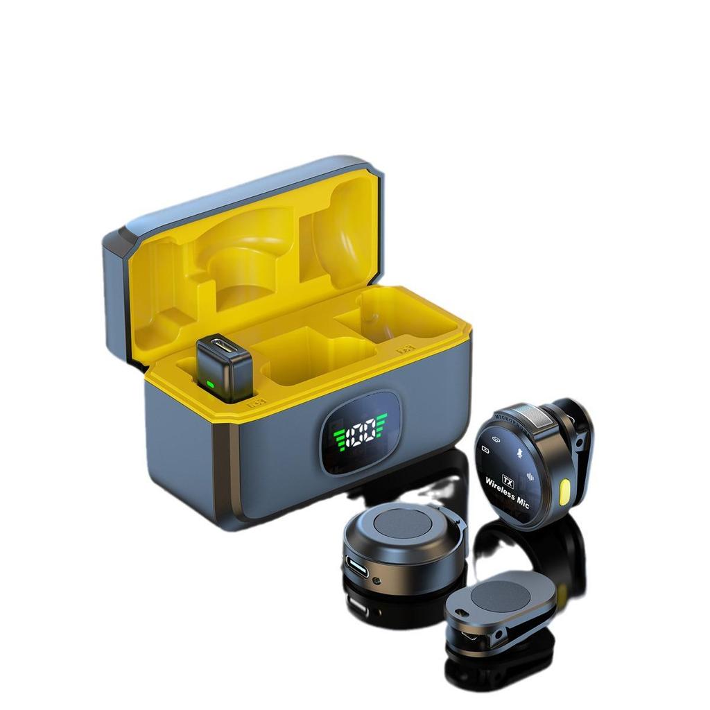 J88 Drahtloses Lavalier-Mikrofon mit Rauschunterdrückung und Ladeetui