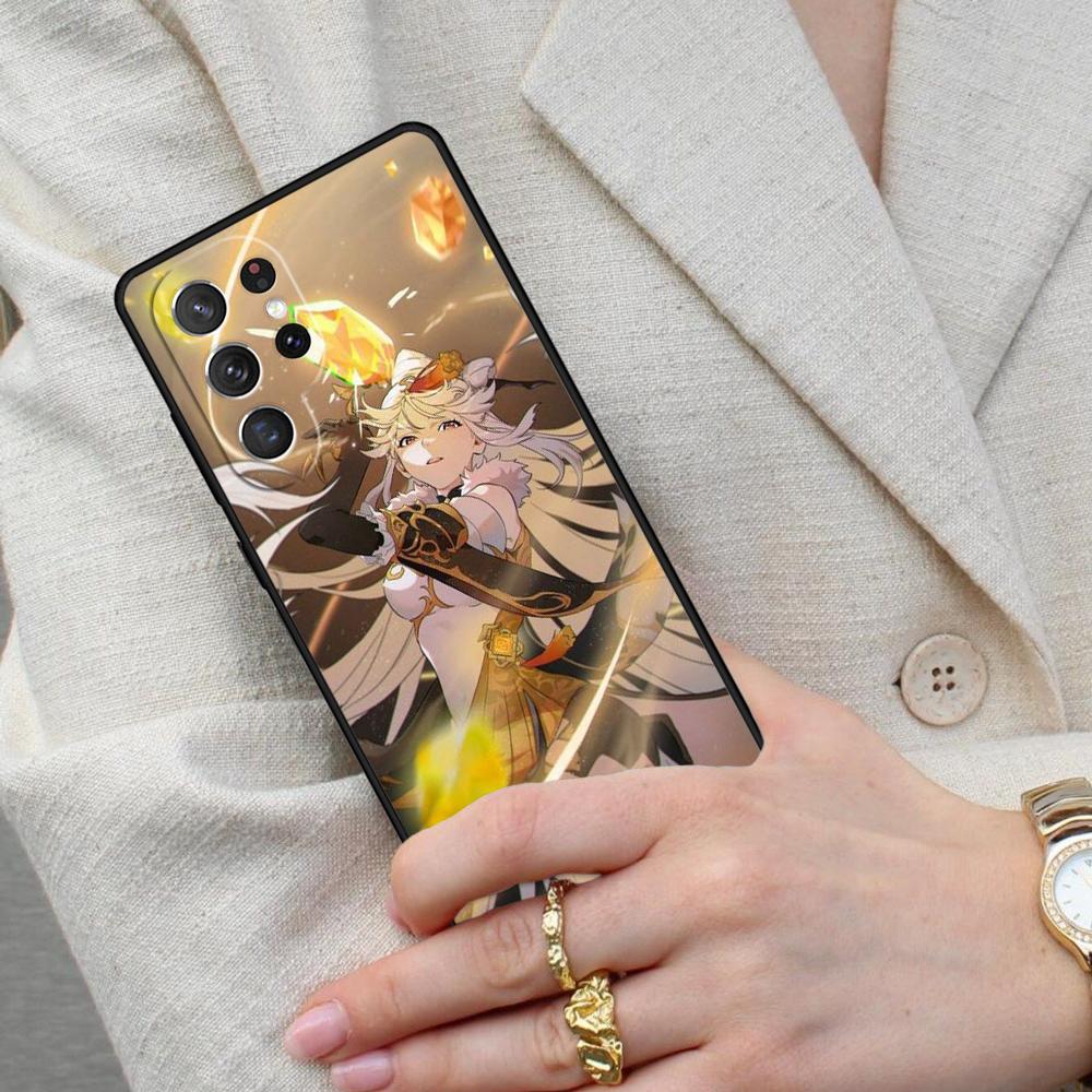 Ningguang Genshin Impact Cell Phone Case for Samsung Galaxy S26 Ultra S25 S24 S23 S22 S21 S20 Note10 Cover