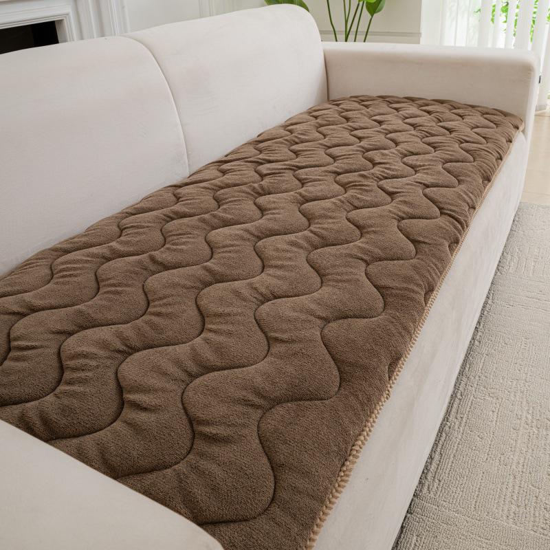Plush Thickened Non-slip Sofa Cushion Mat for Autumn/Winter