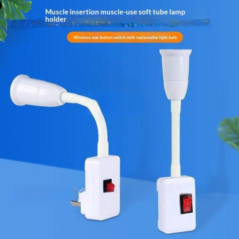 Versatile E27 Lamp Socket with Toggle Switch Ideal for Home Lighting